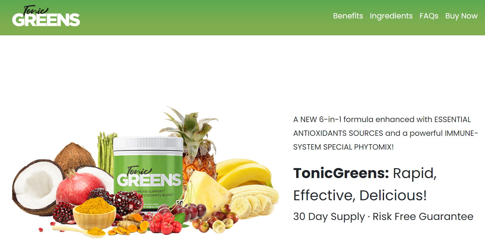 Tonicgreens: Reviews (Tonic Greens) Boost Immunity, Rapid, Effective, Delicious, Active Immunity Booster!
